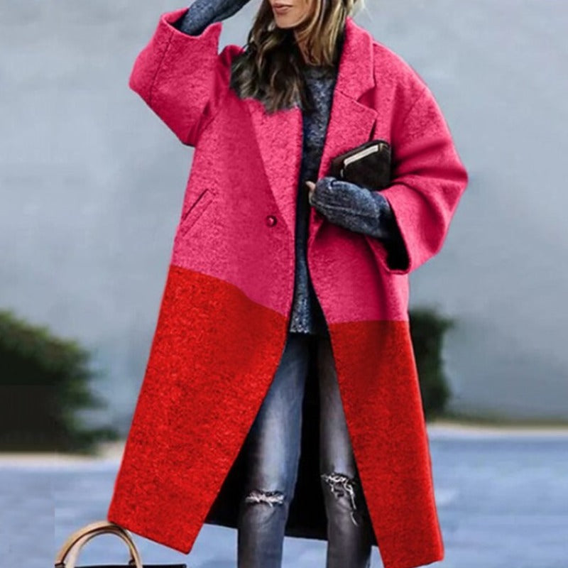 Manteau Femme en Maille Chaude – Coupe Ajustée Intemporelle