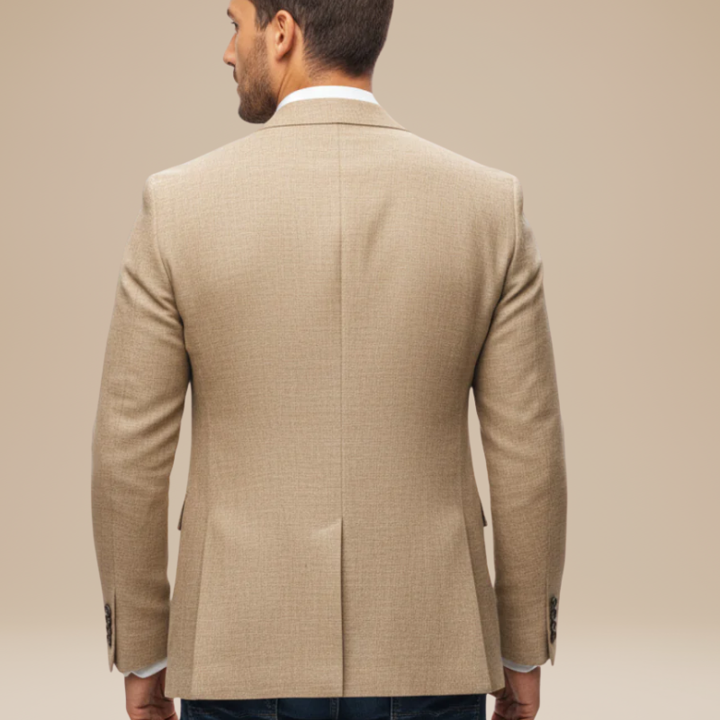 Blazer Homme Coupe Slim Boutonnée - Veste Été Classique