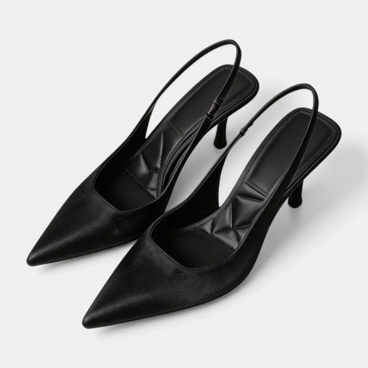 Escarpins Femme Slingback Bout Pointu Talon Fin