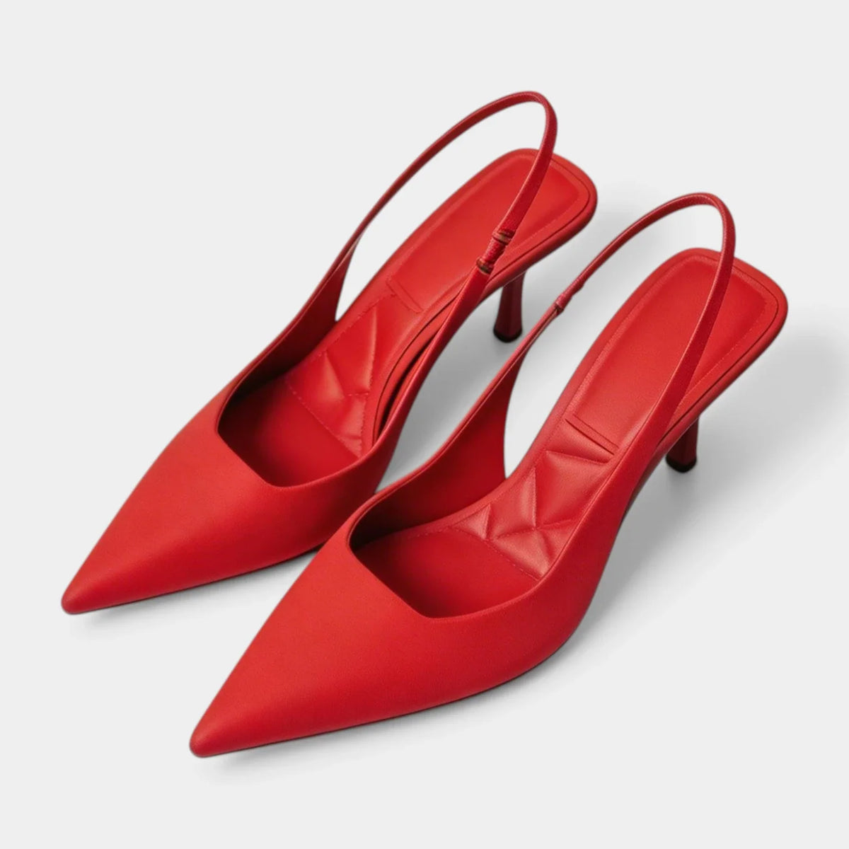 Escarpins Femme Slingback Bout Pointu Talon Fin
