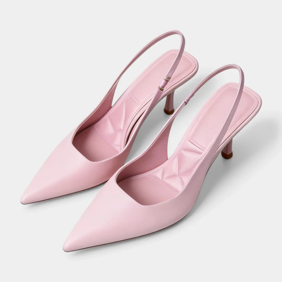 Escarpins Femme Slingback Bout Pointu Talon Fin