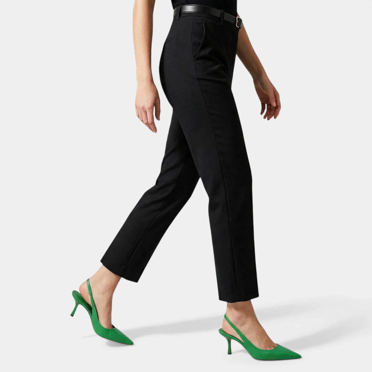Escarpins Femme Slingback Bout Pointu Talon Fin