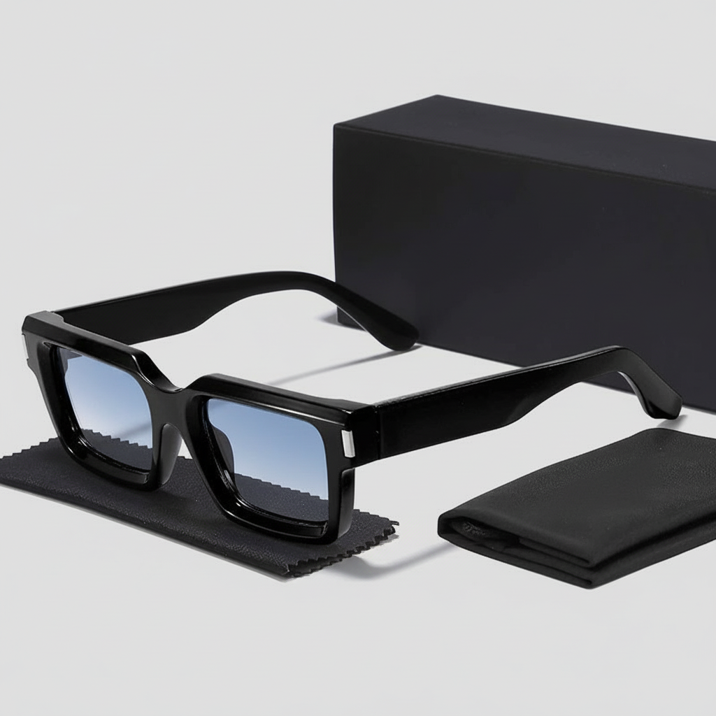 Lunettes Carrées Homme Verres Dégradés Coupe Moderne