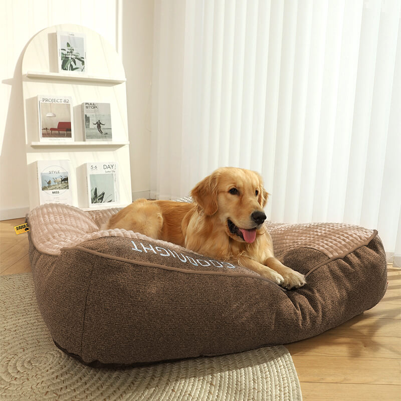 Orthopedic Dog Bed – Large, Thick Support with Removable, Washable Cover for Large Dogs