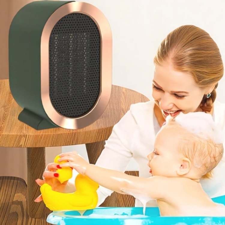 Chauffage Céramique Électrique Compact pour Bureau, Chambre et Salon