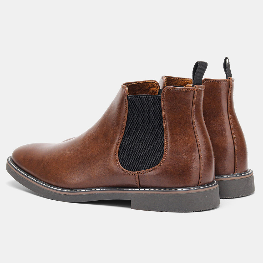 Heren Chelsea Boots met Elastische Zijpanelen - Klassiek Design