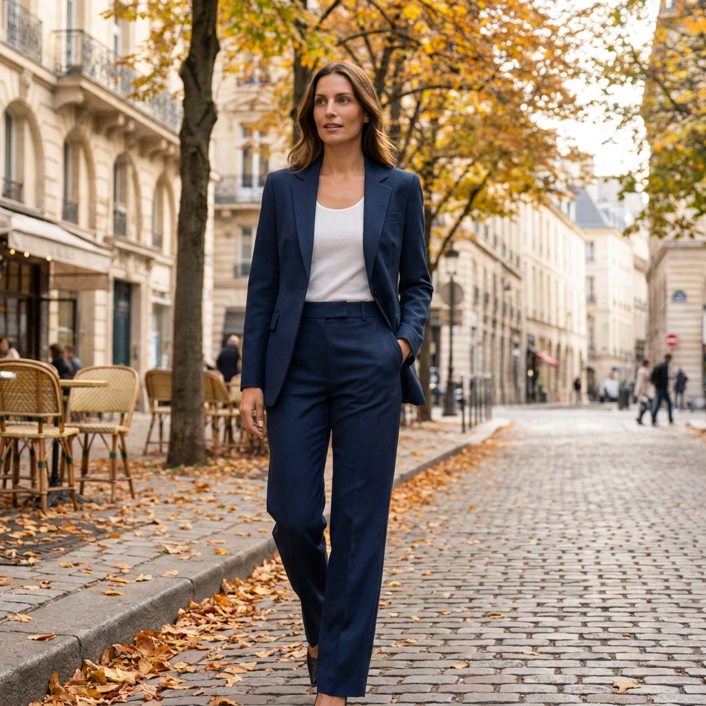 Tailleur Femme Blazer Structuré – vue 8