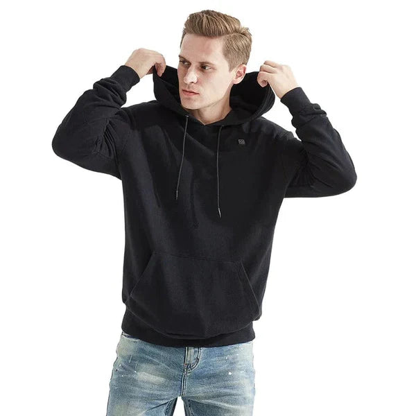 Hoodie Chauffante Unisexe à Capuche USB - Température Réglable 25/35/45°C