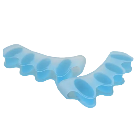 Separadores de dedos de silicona flexible para la comodidad del pie