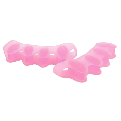 Separadores de dedos de silicona flexible para la comodidad del pie