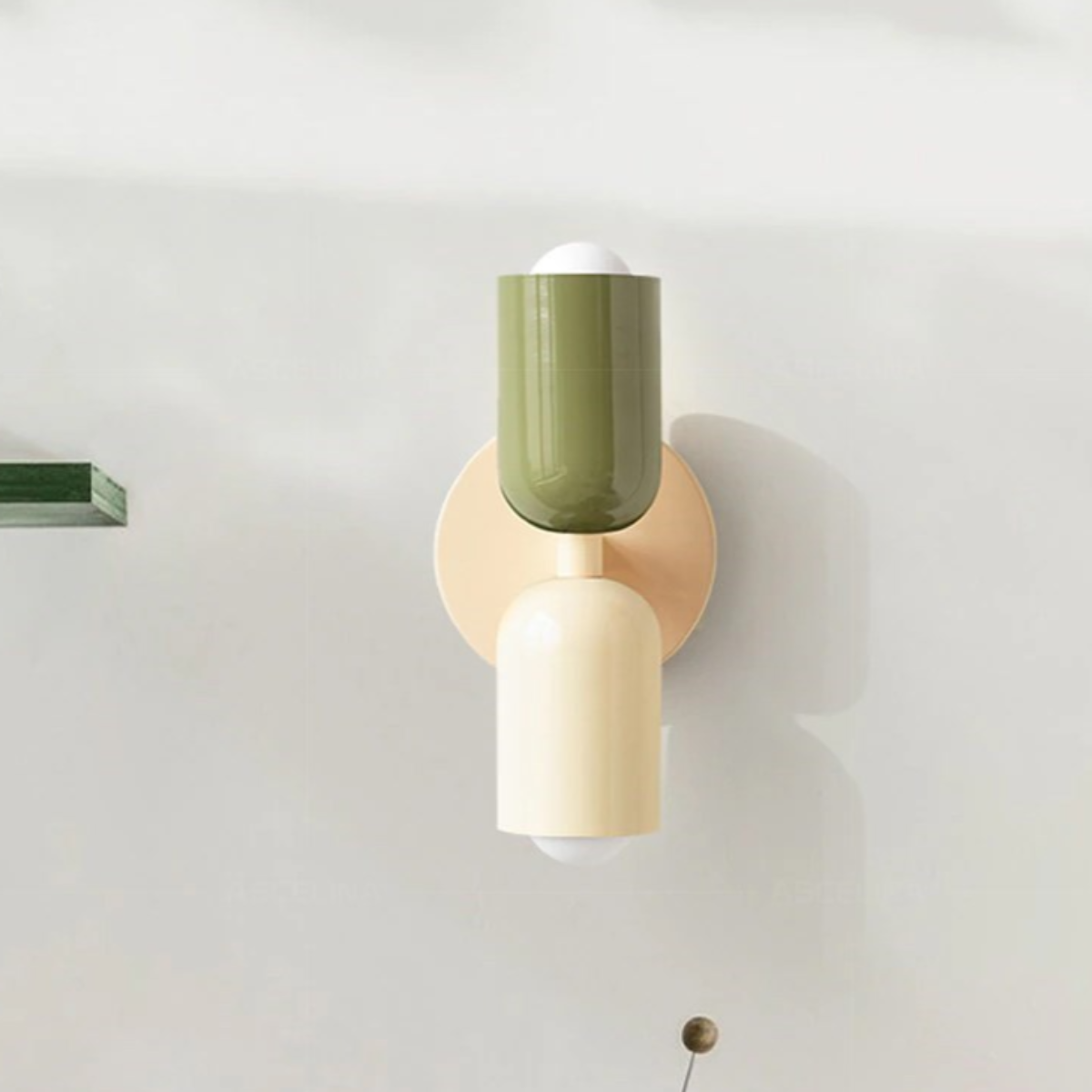 Applique Murale Scandinave – Blanc, Design Minimaliste pour Salon ou Chambre