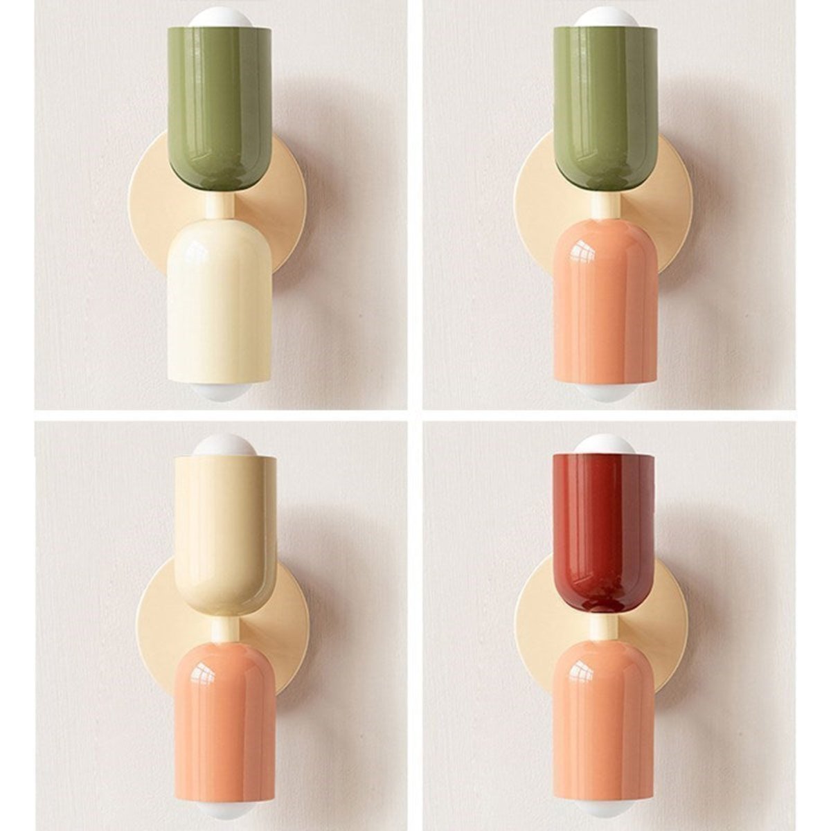 Applique Murale Scandinave – Blanc, Design Minimaliste pour Salon ou Chambre