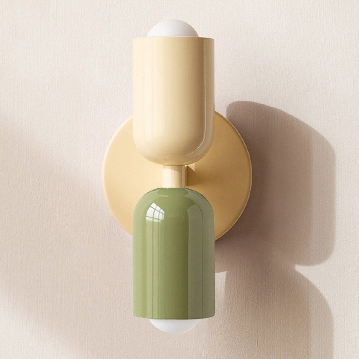 Applique Murale Scandinave – Blanc, Design Minimaliste pour Salon ou Chambre