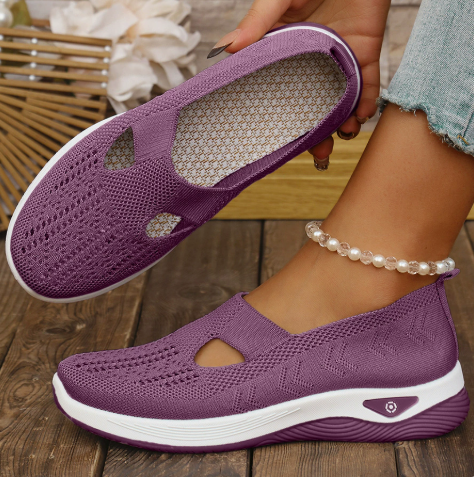 Chaussons Femme Ergonomiques - Semelle Intérieure Douce et Antidérapante