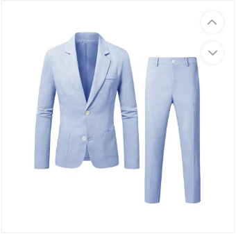Costume Homme Deux Pièces Coupe Cintrée à Revers Cranté, Tenue Bureau et Cérémonie