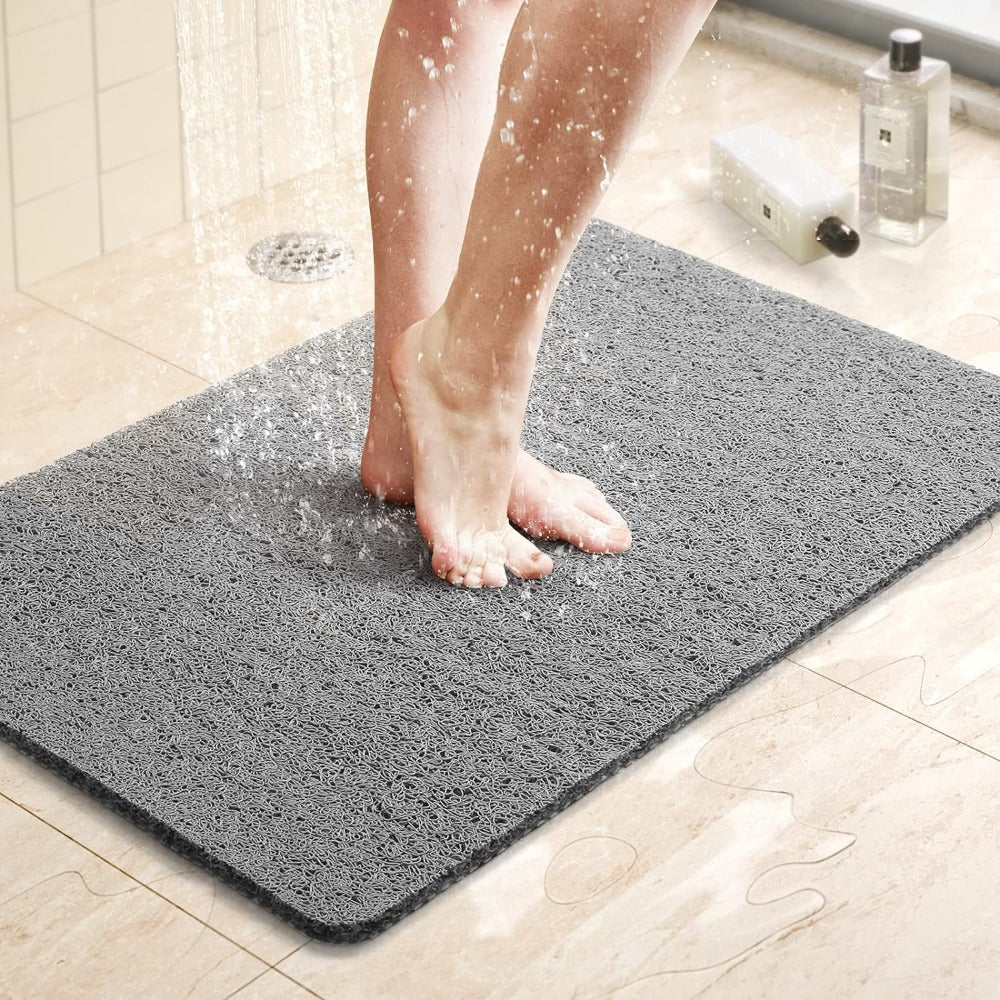 Tapis de douche antidérapant – Hygiénique, Sèche rapidement et Confortable pour Salle de Bain ou Cabine de Douche