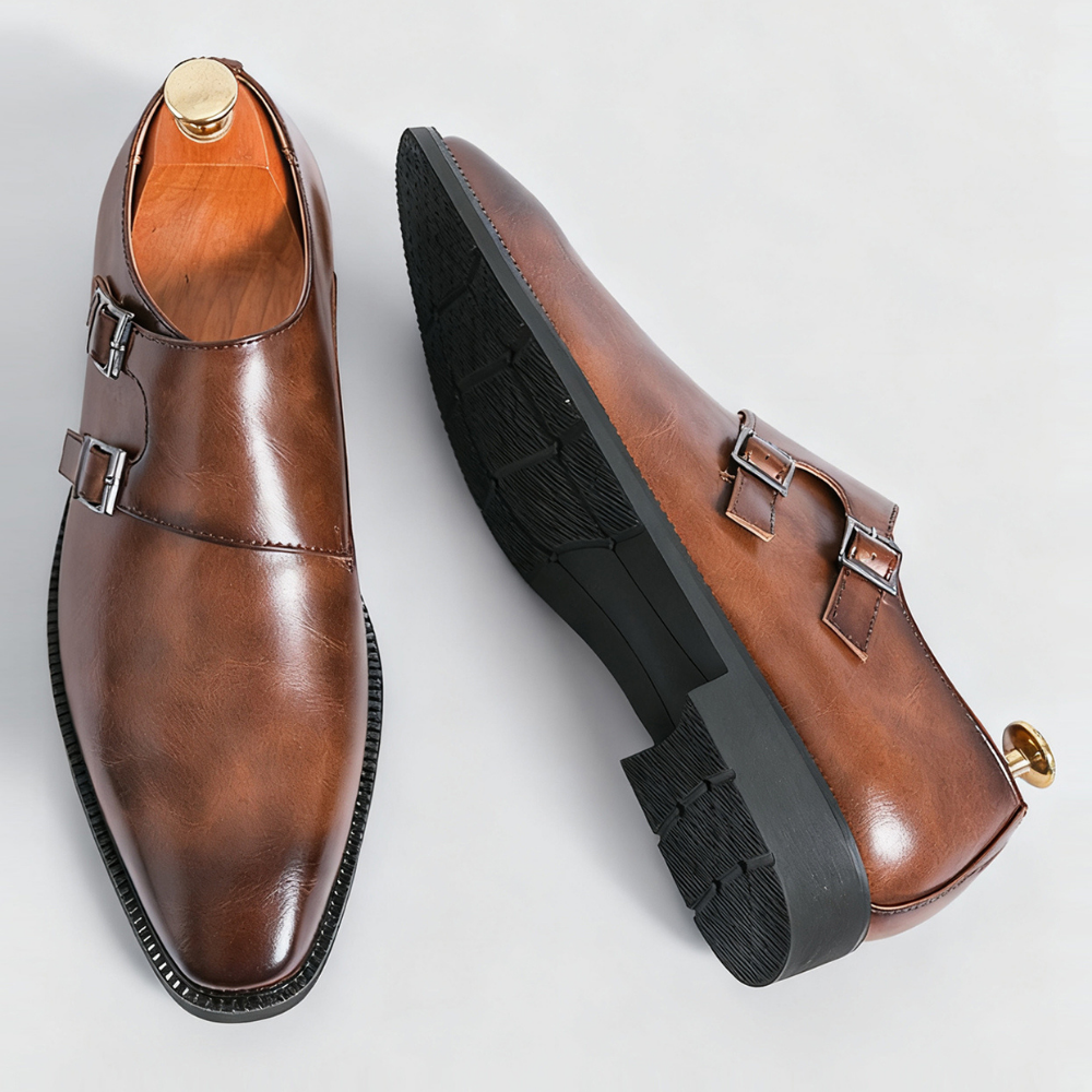 Mocassins Homme en Cuir Finition Semi-Brillante