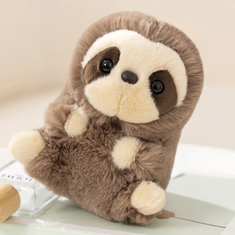 Knuffel – Zachte luiaard van 14 cm voor baby’s en kinderen, ideaal als speelgoed of als decoratie voor de kinderkamer