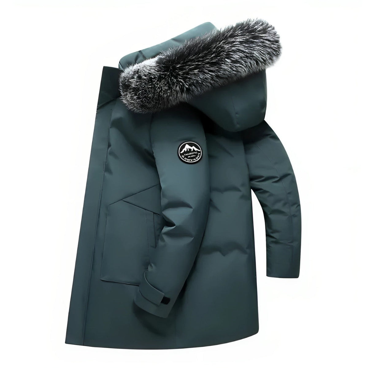 Lukas – Water - Repellent Winter Parka Jacket with Hood - Jackets - Black - Taylor & Bennett