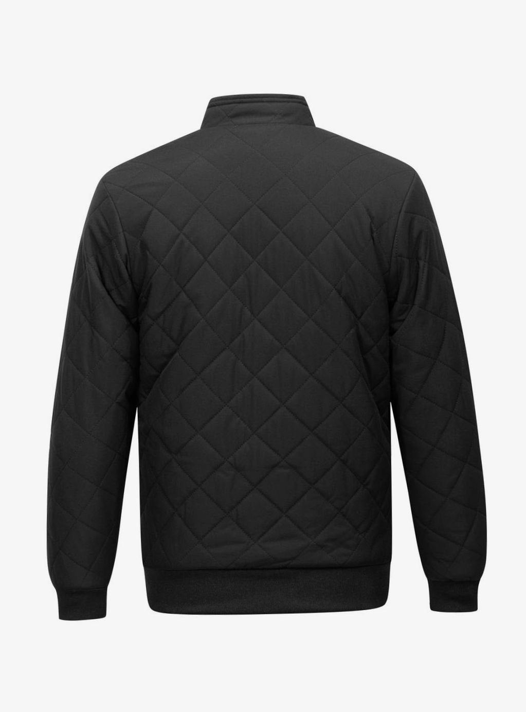 Blouson Bombardier Homme Matelassé, Doublure Polaire Zippée