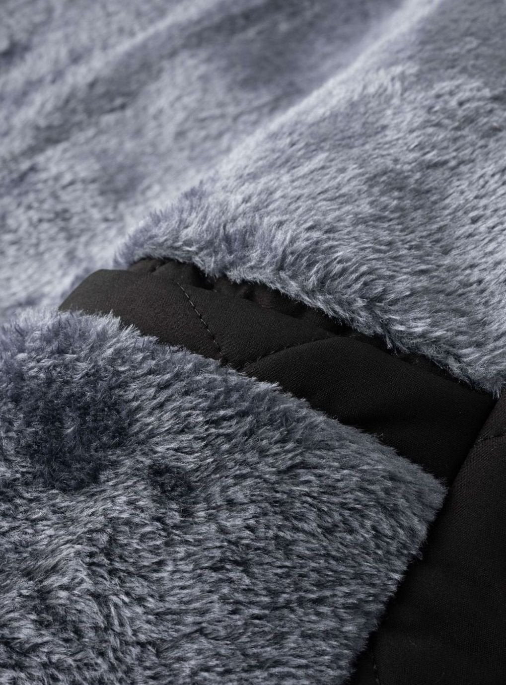 Blouson Bombardier Homme Matelassé, Doublure Polaire Zippée
