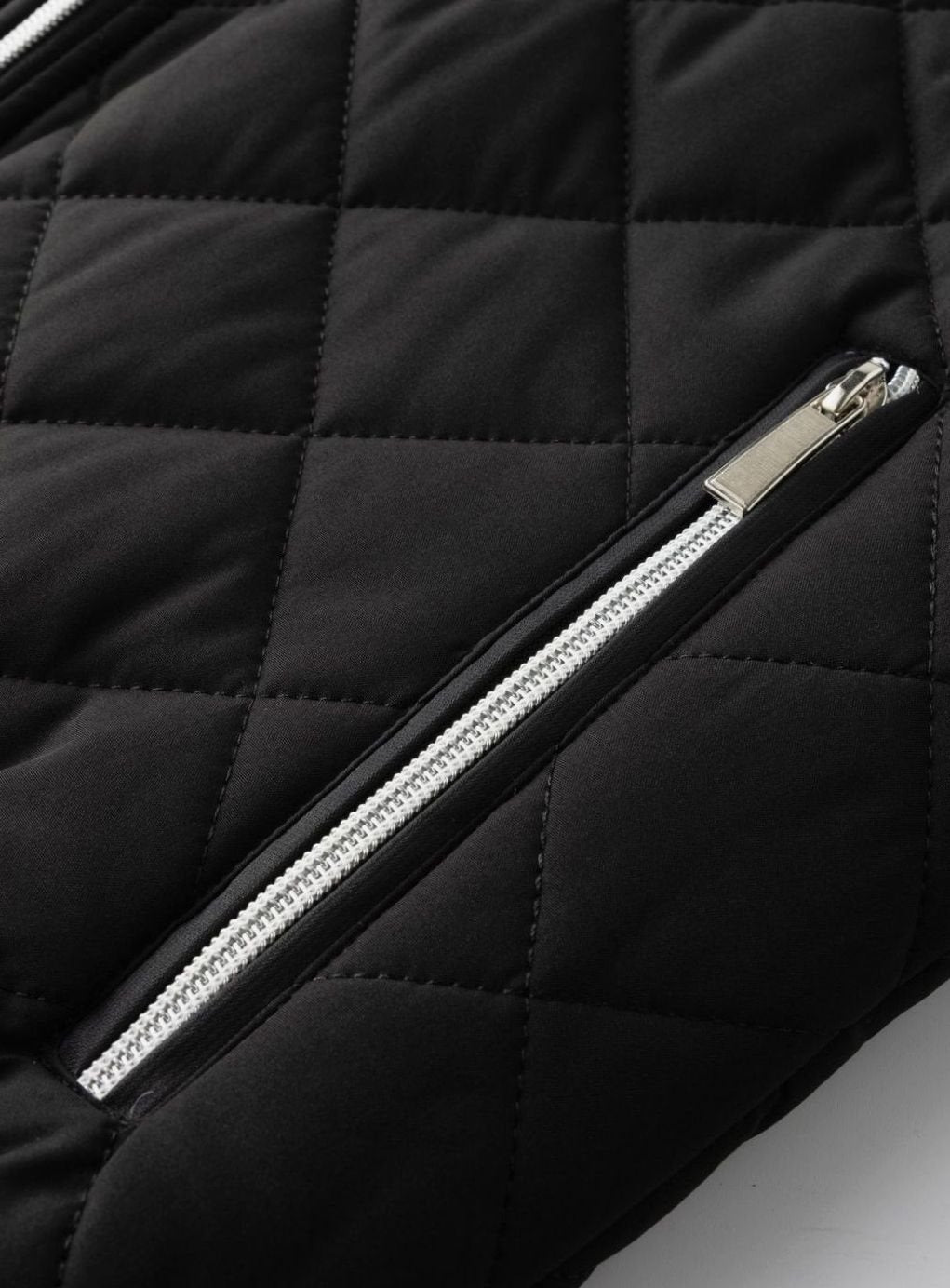 Blouson Bombardier Homme Matelassé, Doublure Polaire Zippée