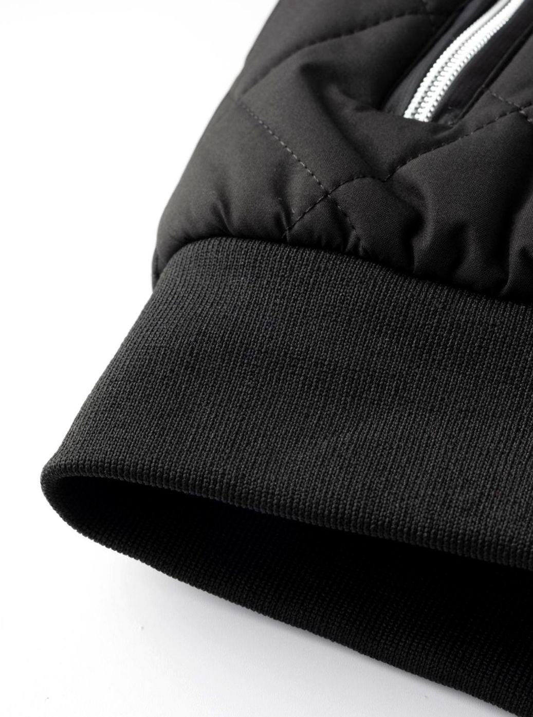 Blouson Bombardier Homme Matelassé, Doublure Polaire Zippée