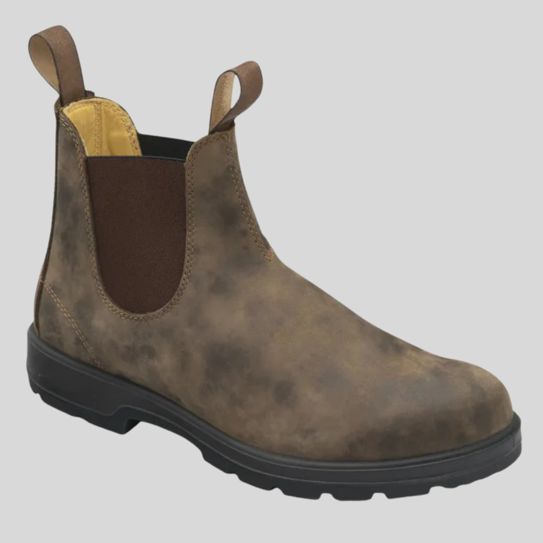 Bottines Homme Sans Lacets en Cuir Lisse