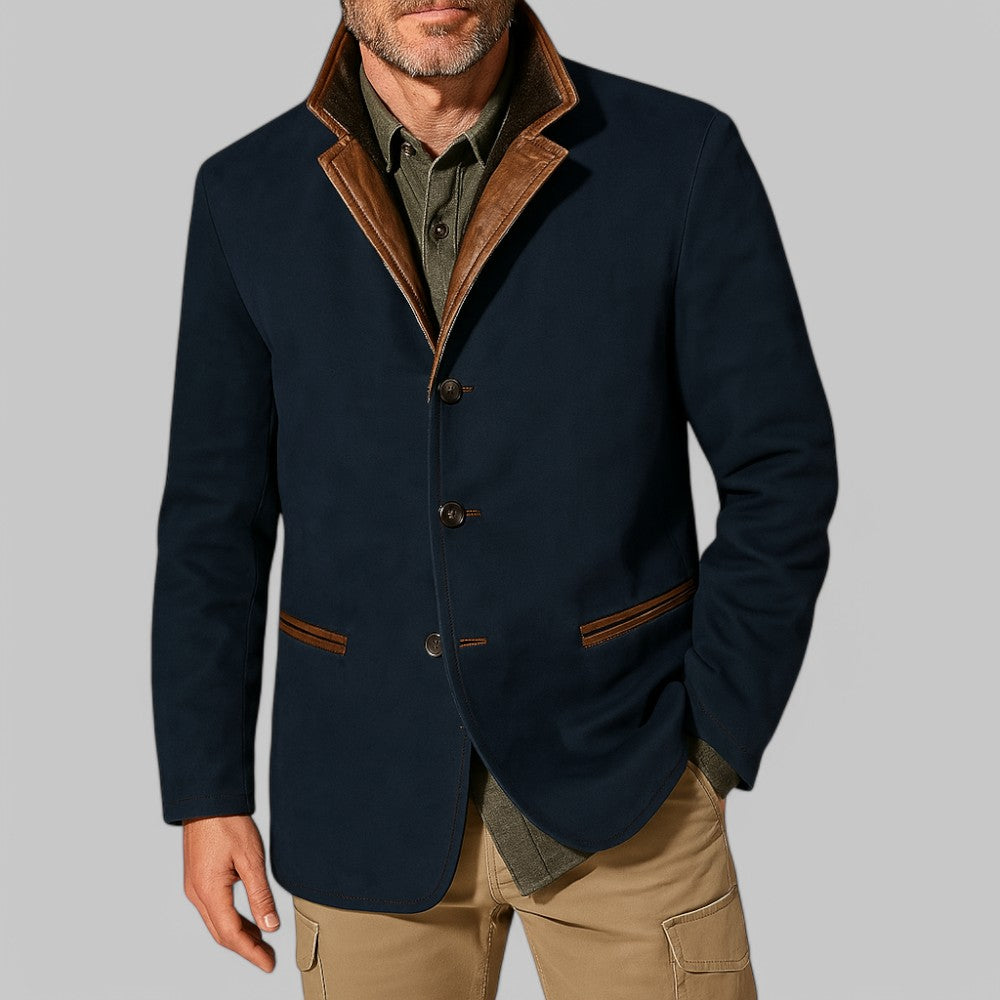 Blazer Homme Vintage Style Field - Veste d'Automne Structurée