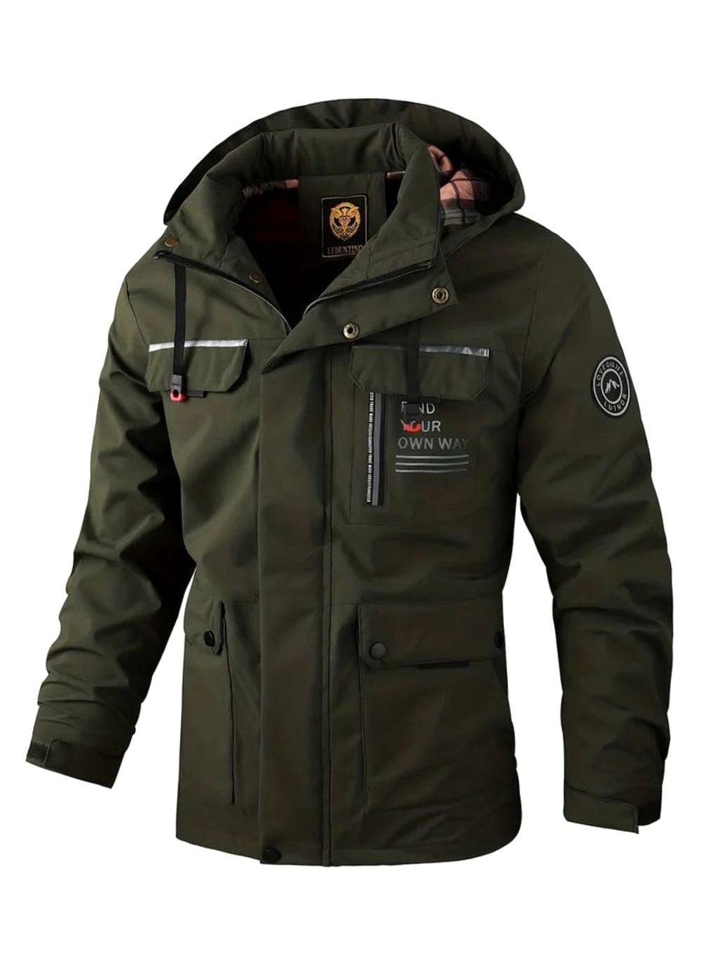 Veste d'Hiver Homme Imperméable et Matelassée