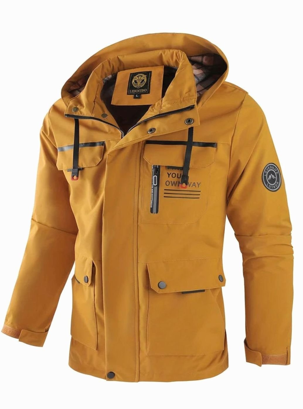 Veste d'Hiver Homme Imperméable et Matelassée