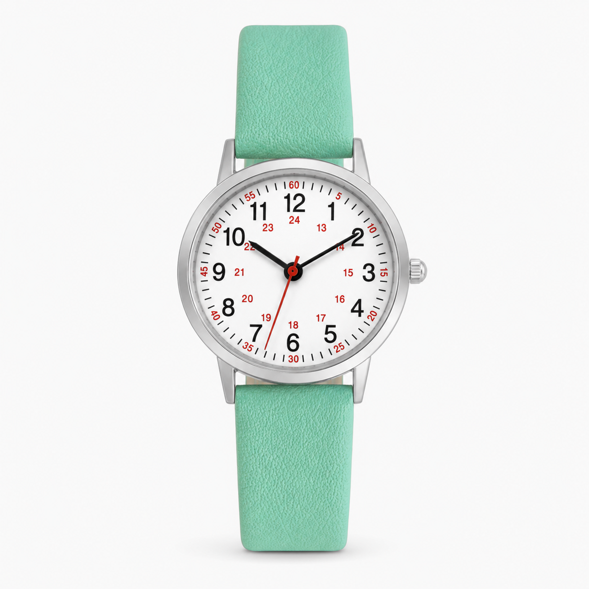 Clinical Nurse Watch – Water-Resistant with a Second Hand and Silicone Strap for Healthcare Professionals