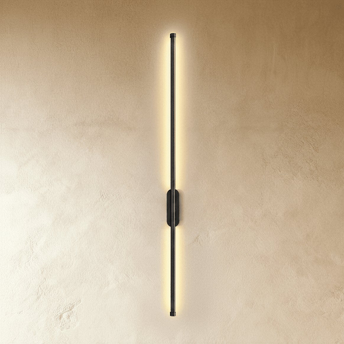 Modern Aluminum Wall Lamp Offset Rod LED Detail