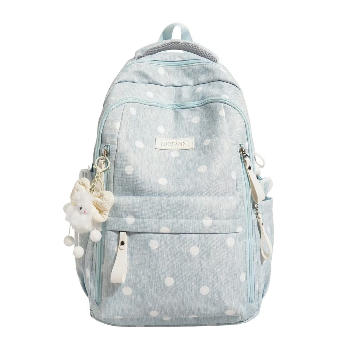 Sac à Dos à Pois Multi-Poches pour Enfant et Adulte