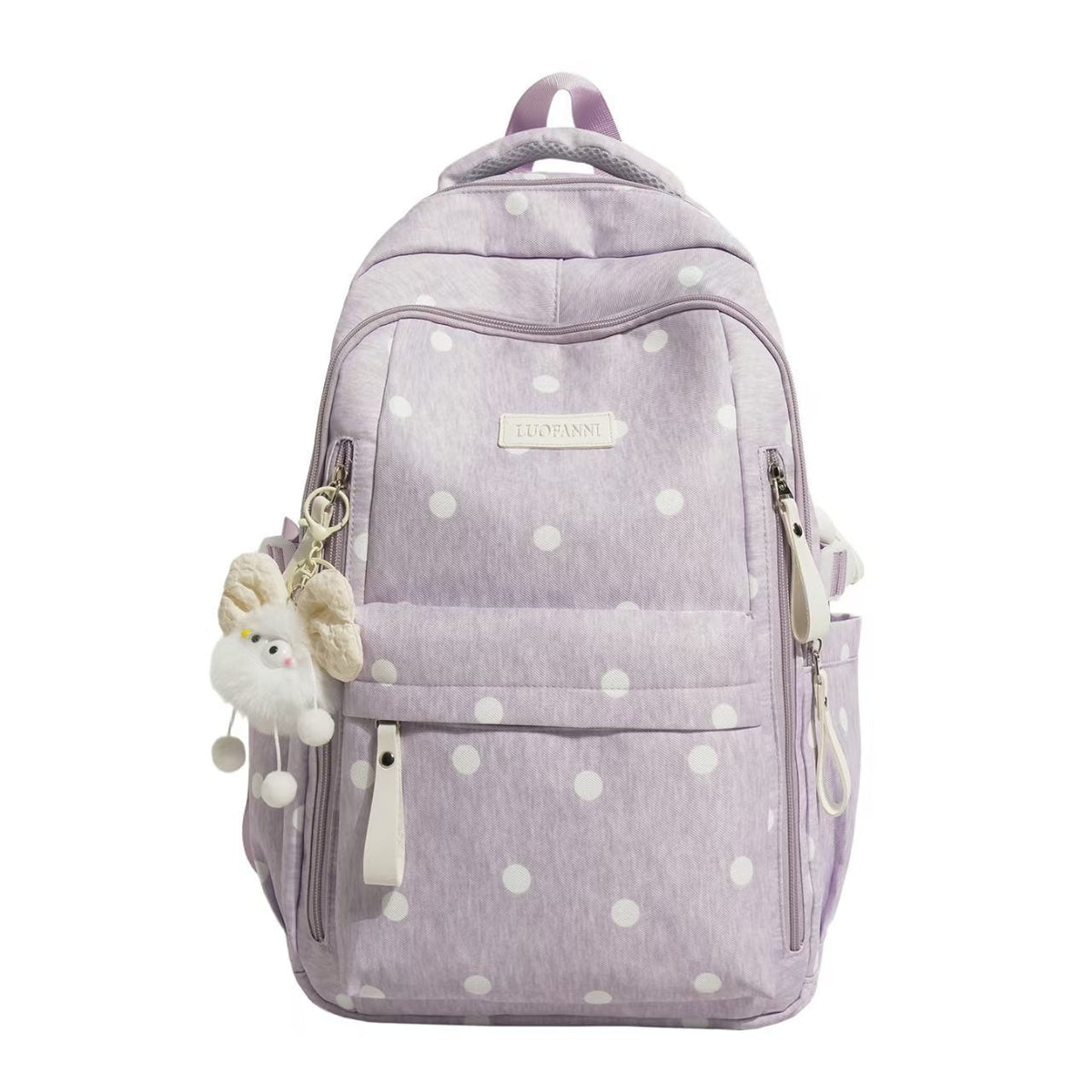 Sac à Dos à Pois Multi-Poches pour Enfant et Adulte