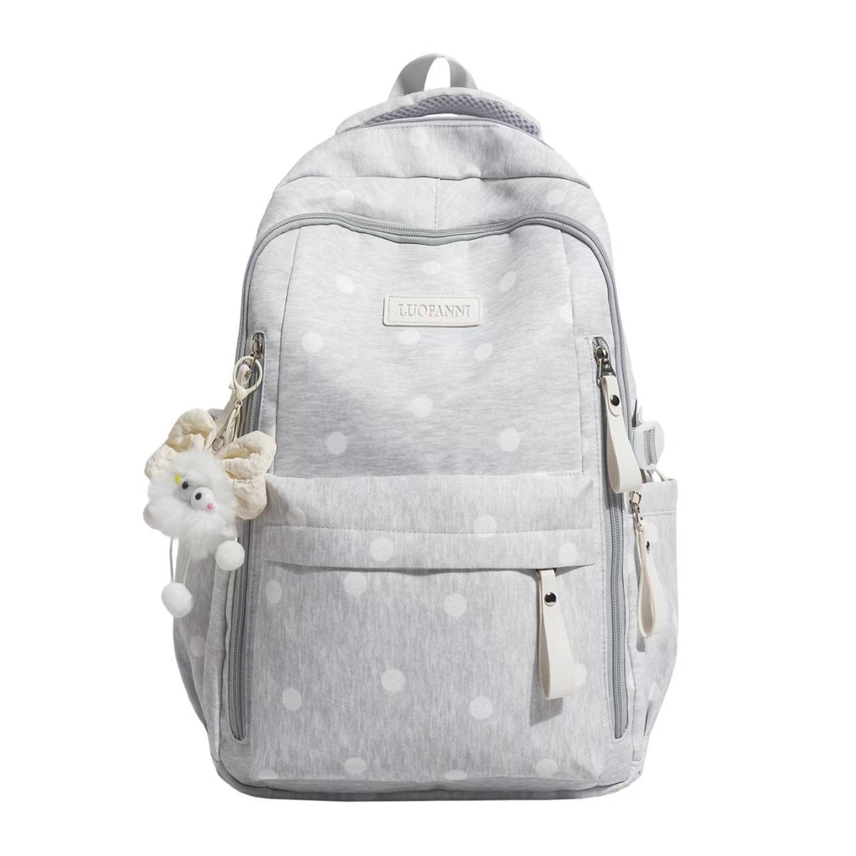 Sac à Dos à Pois Multi-Poches pour Enfant et Adulte