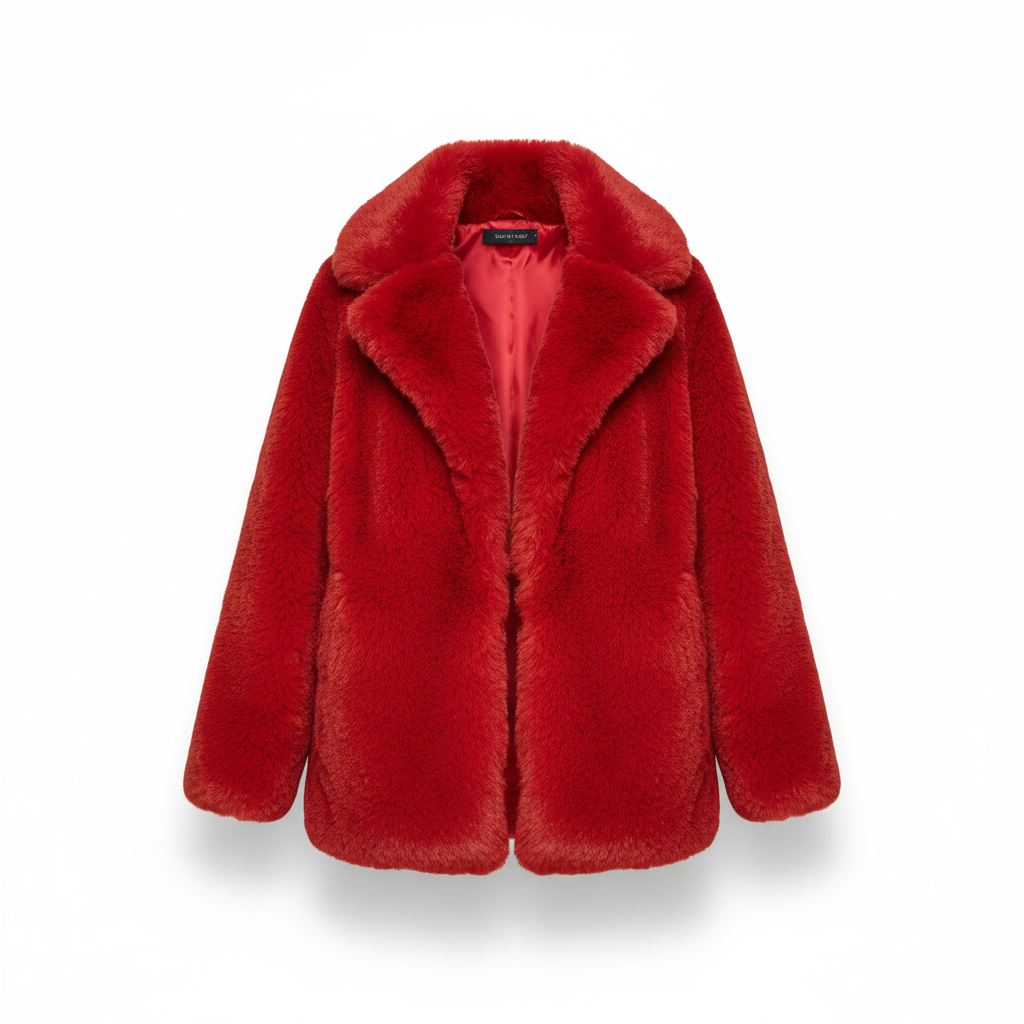 Veste Matelassée Femme à Col Fausse Fourrure