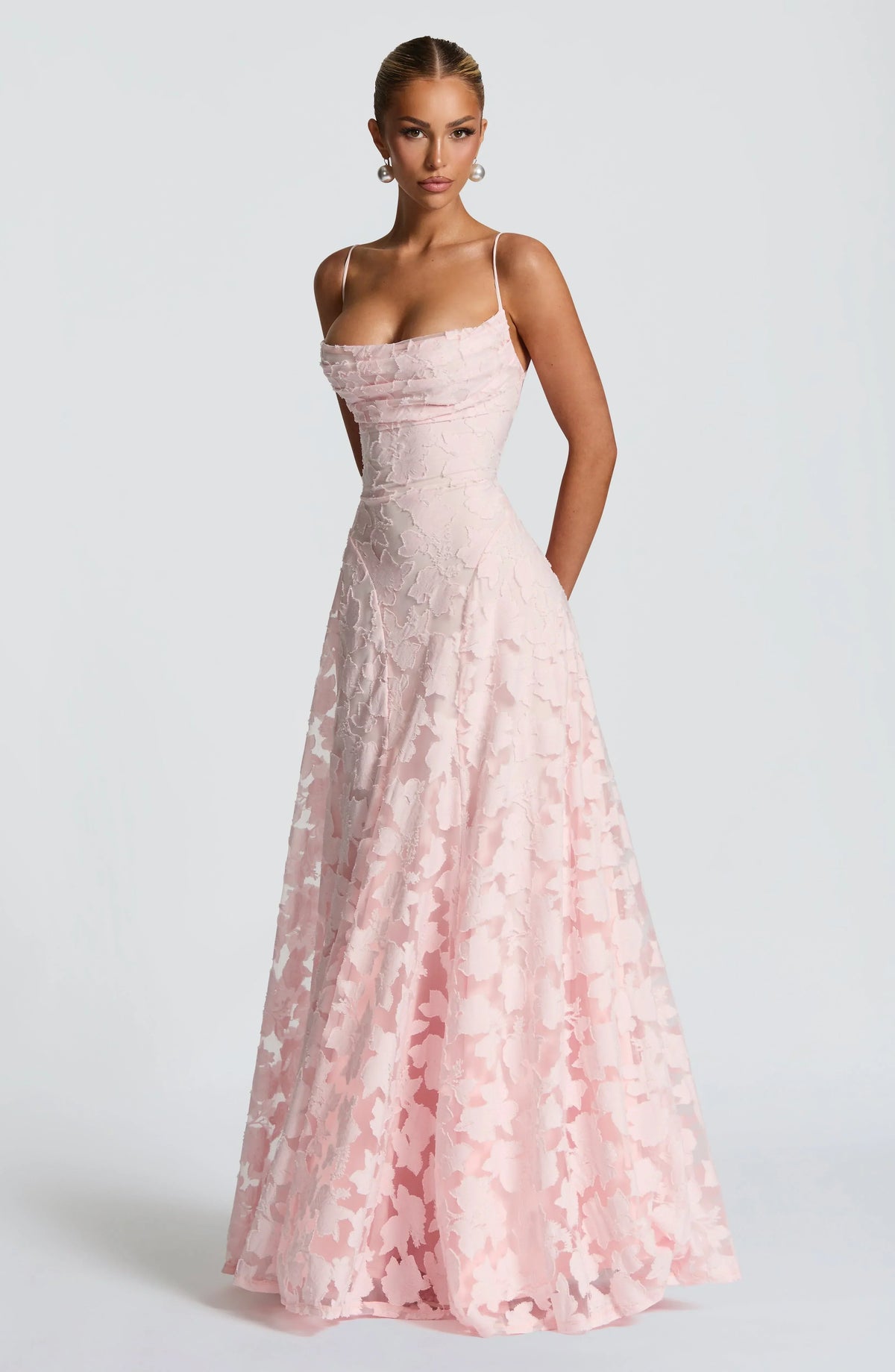 Robe Longue Femme Fleurie à Fines Bretelles