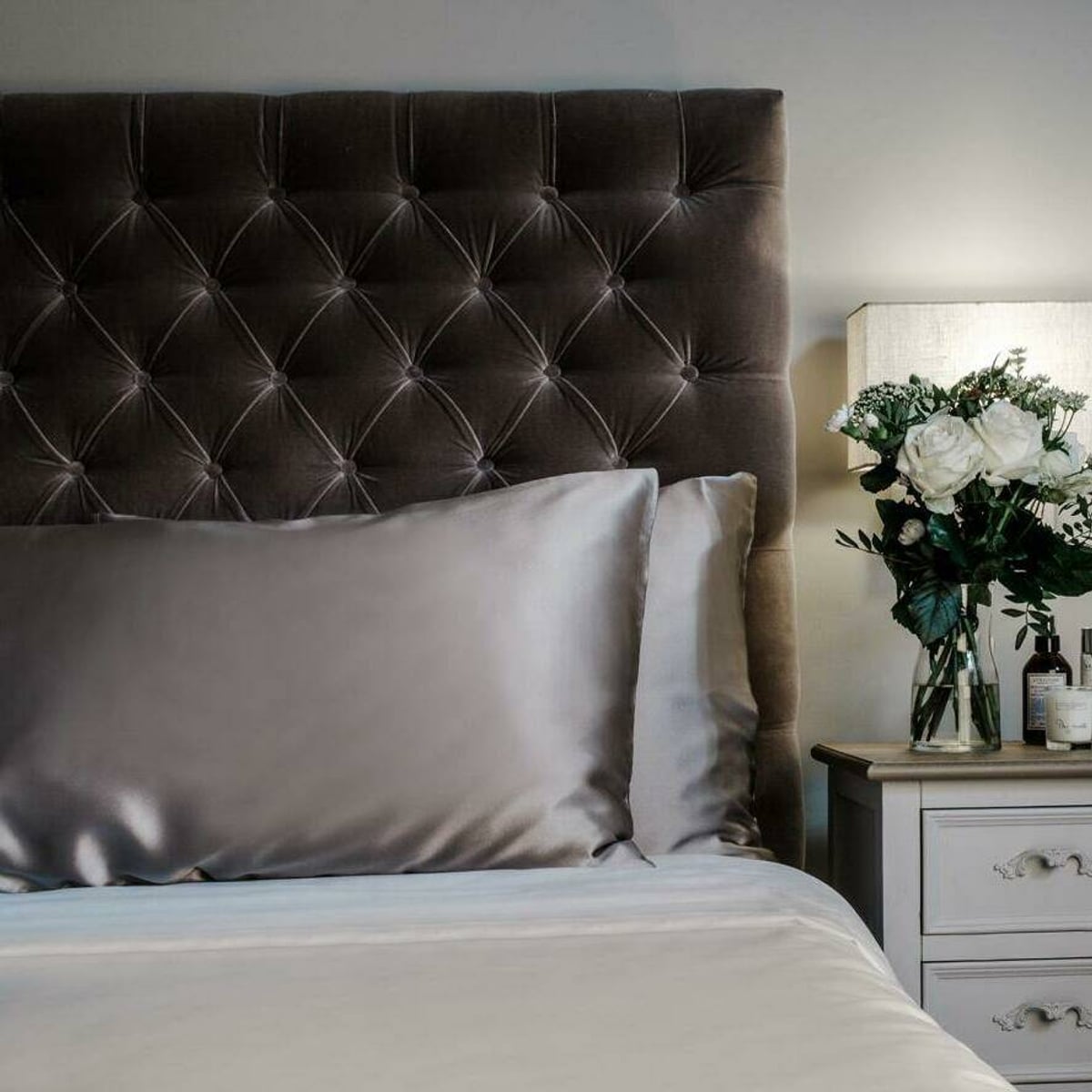 satin-finish pillowcases