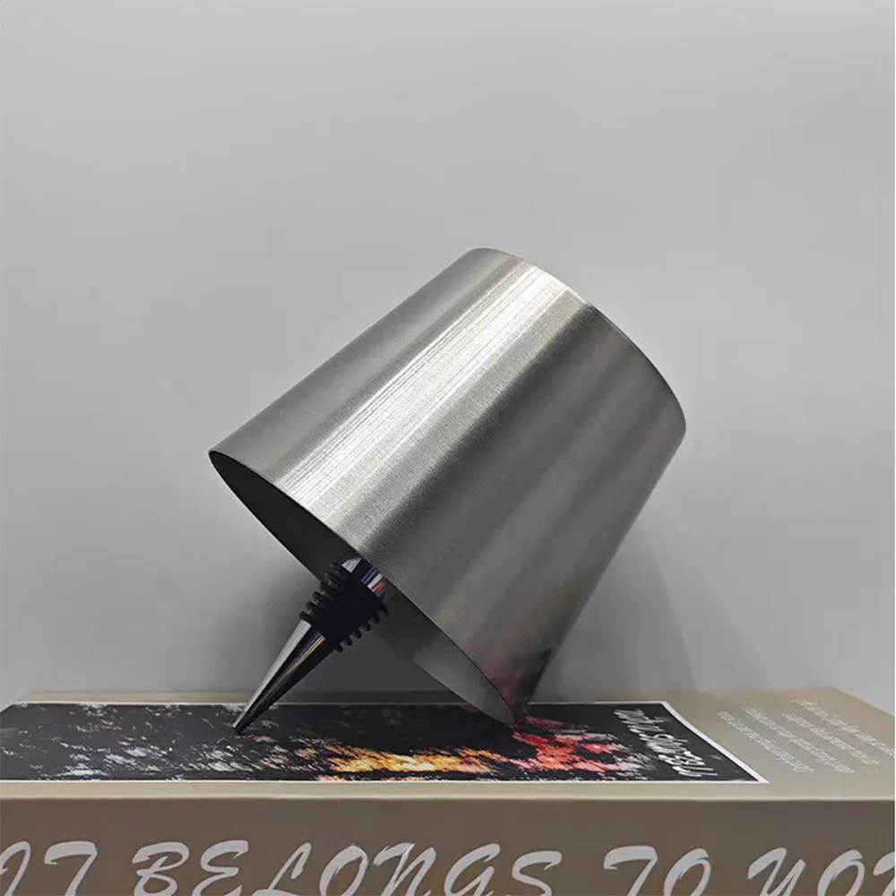 Glazen lamp – Oplaadbaar via USB, instelbare helderheid en kleur voor een creatieve interieurdecoratie