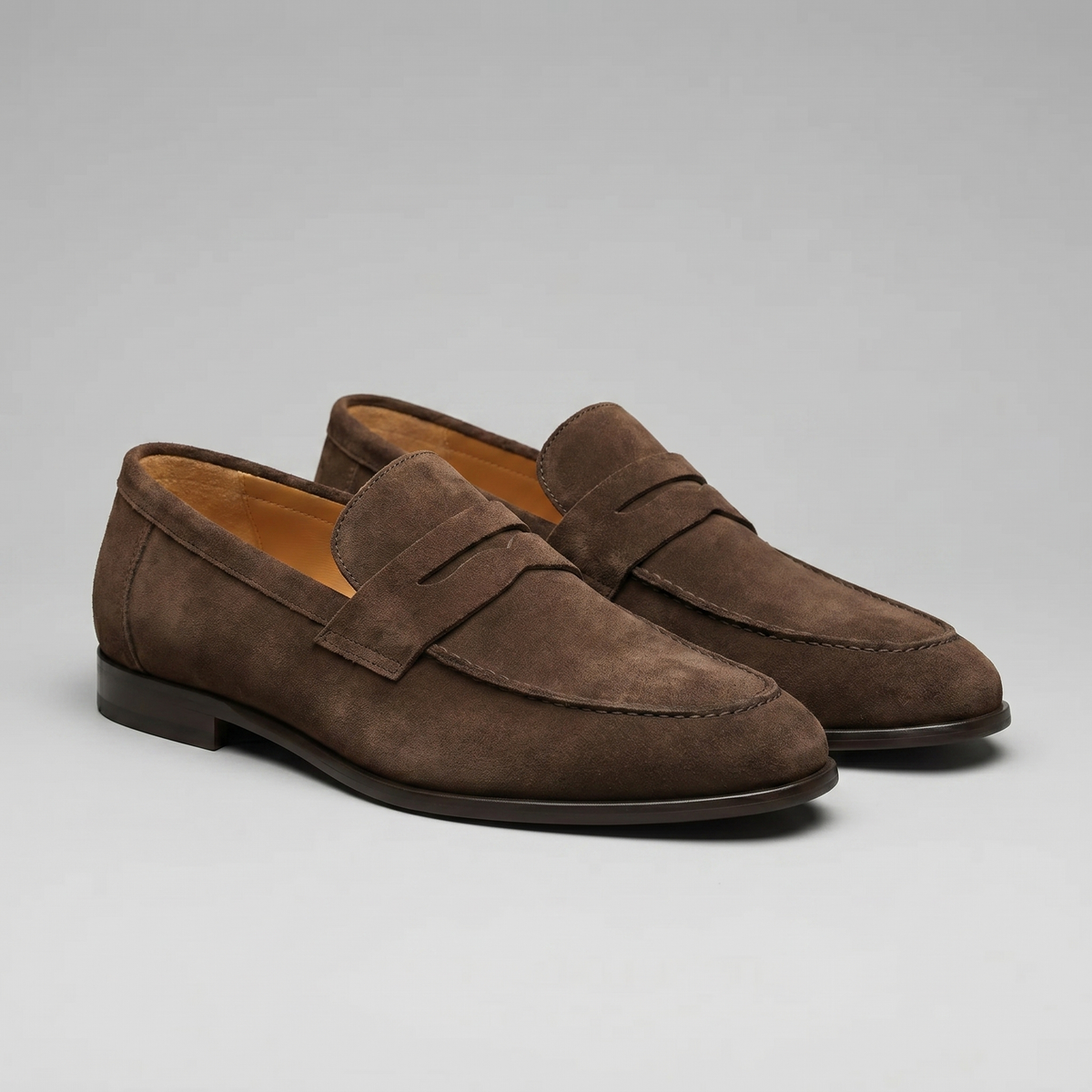 Mocassins Penny Homme en Daim - Style Smart Casual
