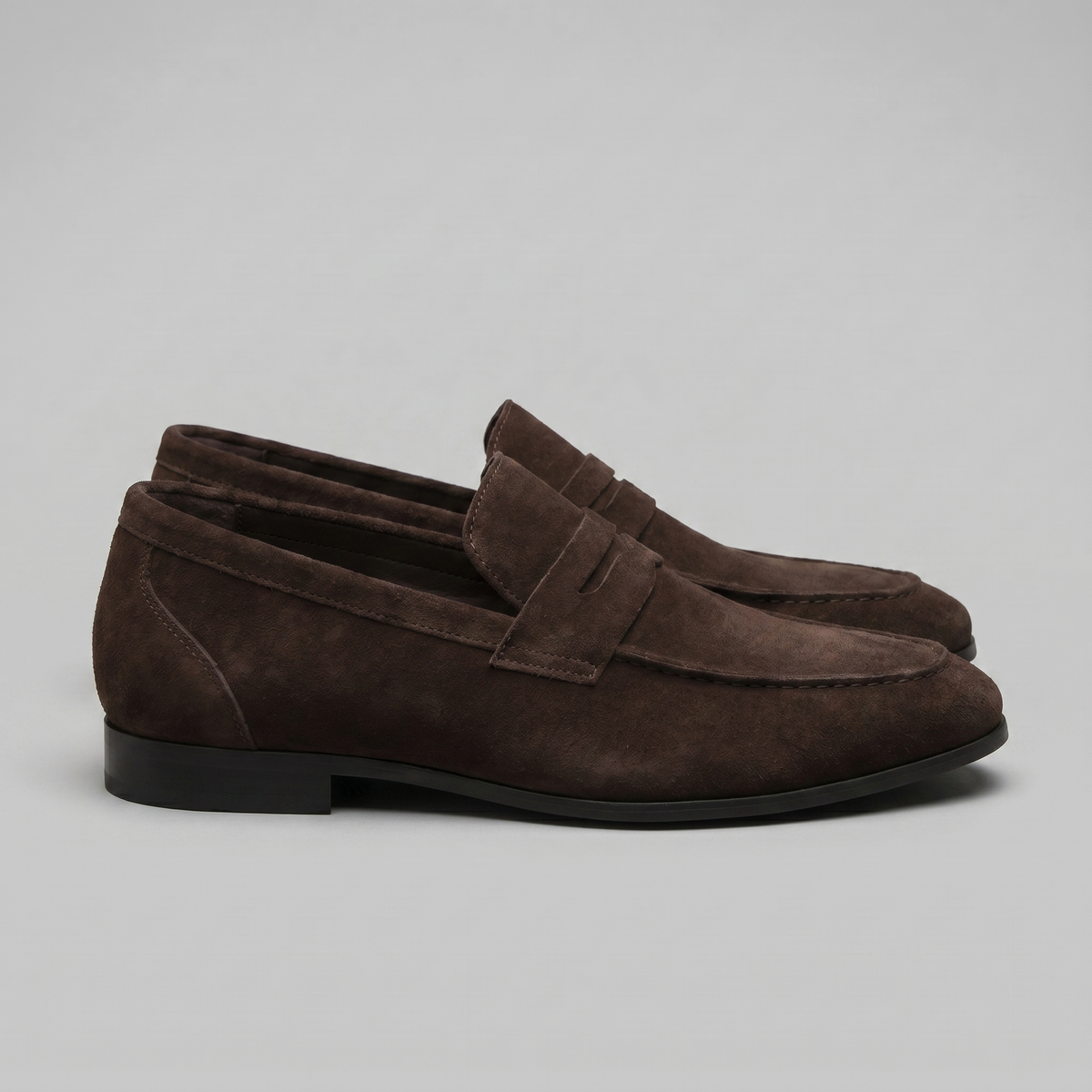 Mocassins Penny Homme en Daim - Style Smart Casual