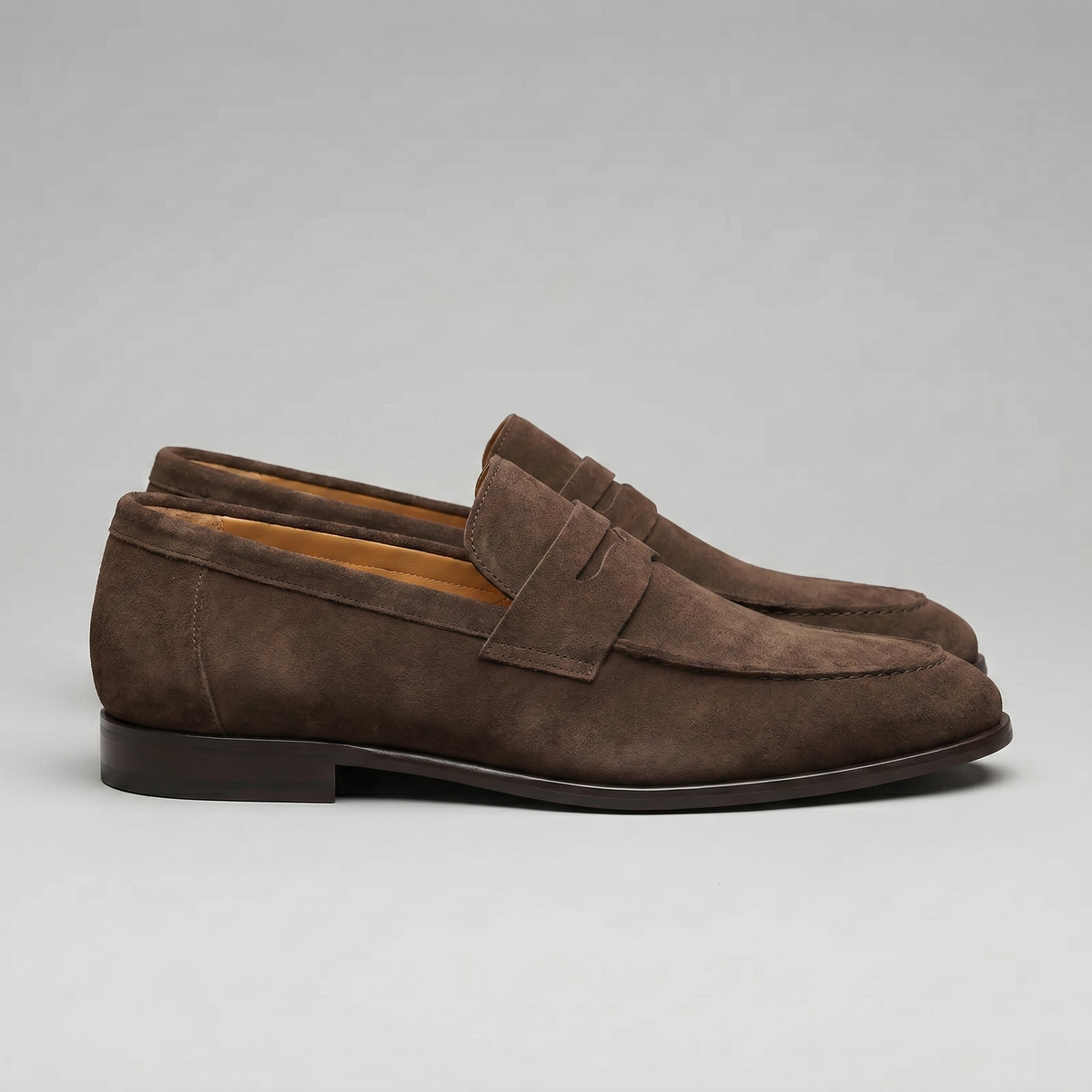 Mocassins Penny Homme en Daim - Style Smart Casual