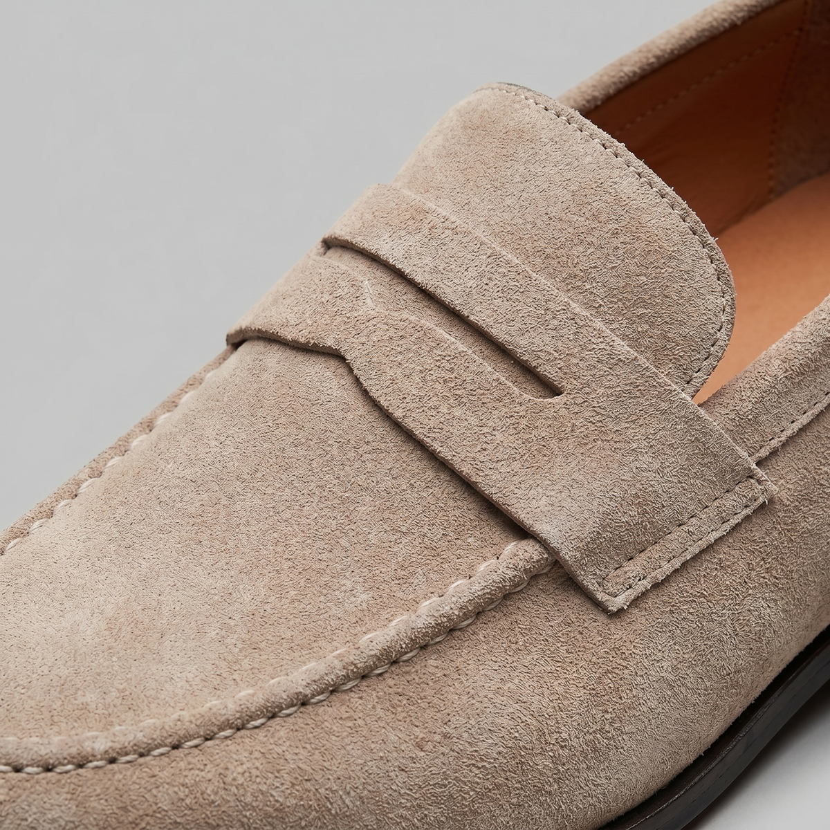 Mocassins Penny Homme en Daim - Style Smart Casual