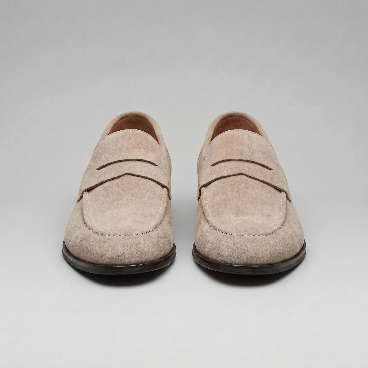 Mocassins Penny Homme en Daim - Style Smart Casual