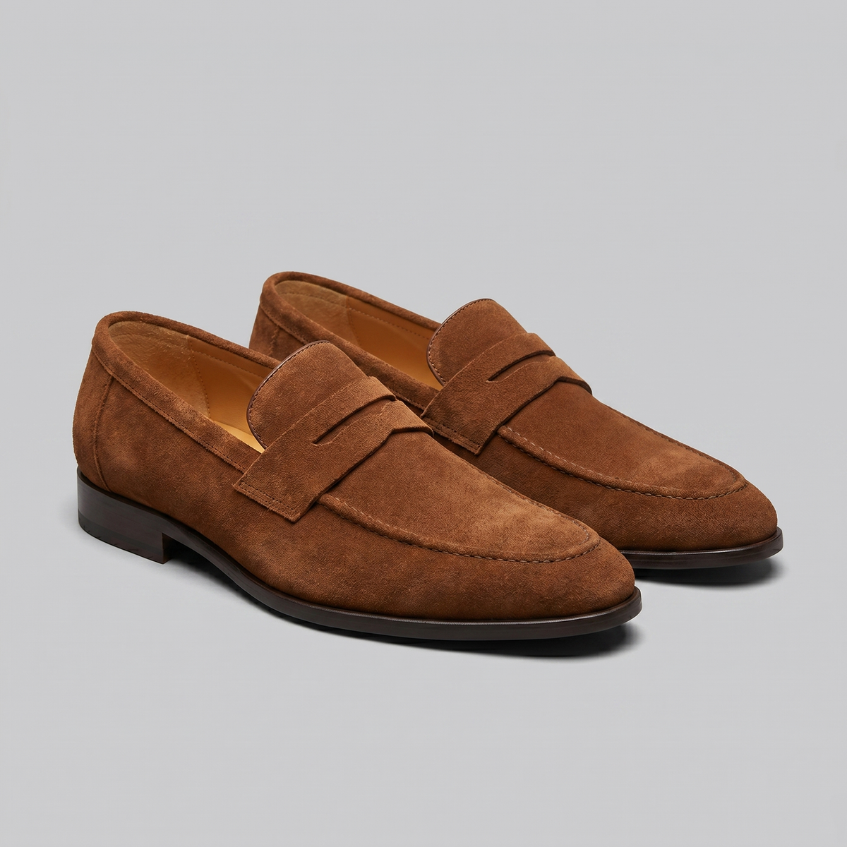 Mocassins Penny Homme en Daim - Style Smart Casual