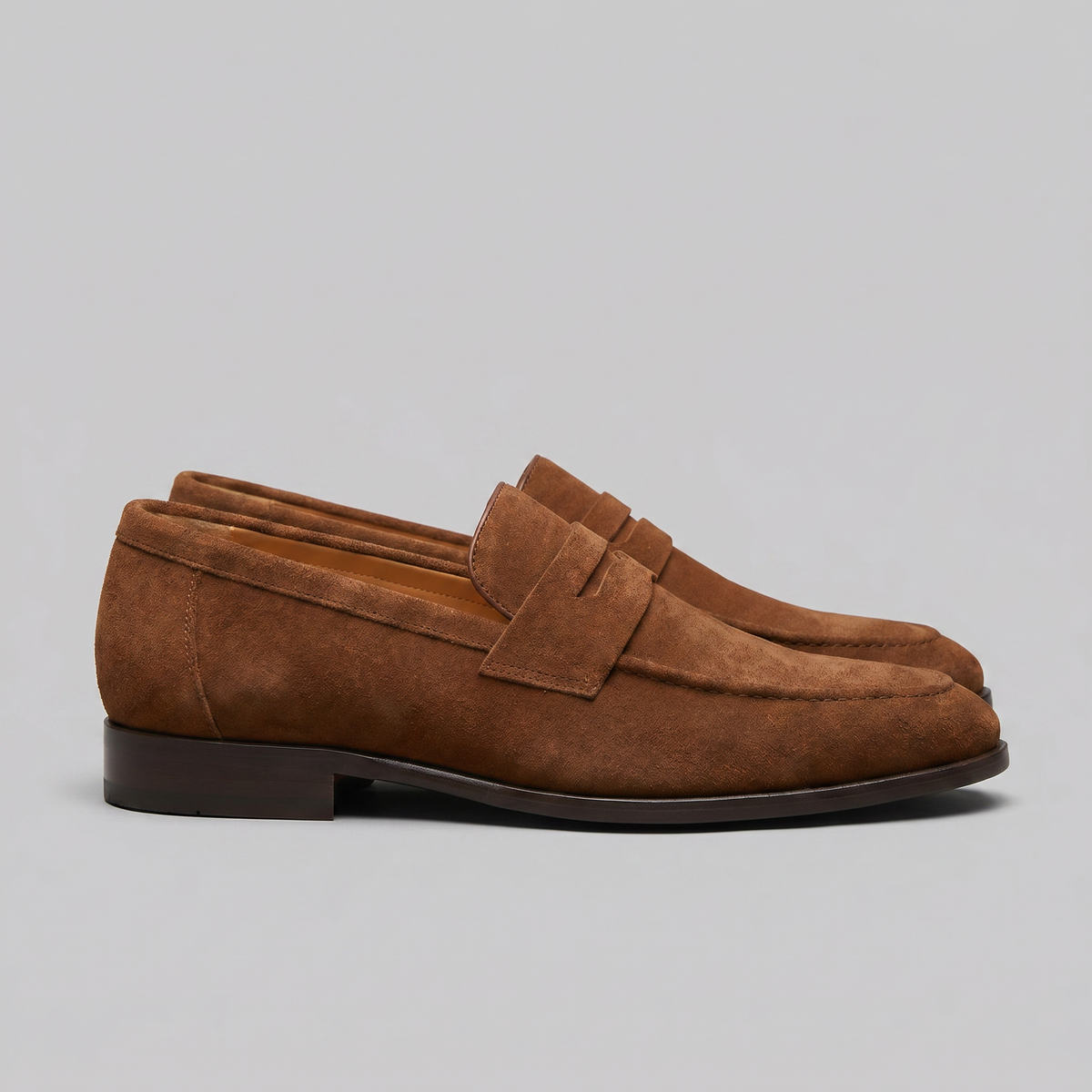 Mocassins Penny Homme en Daim - Style Smart Casual