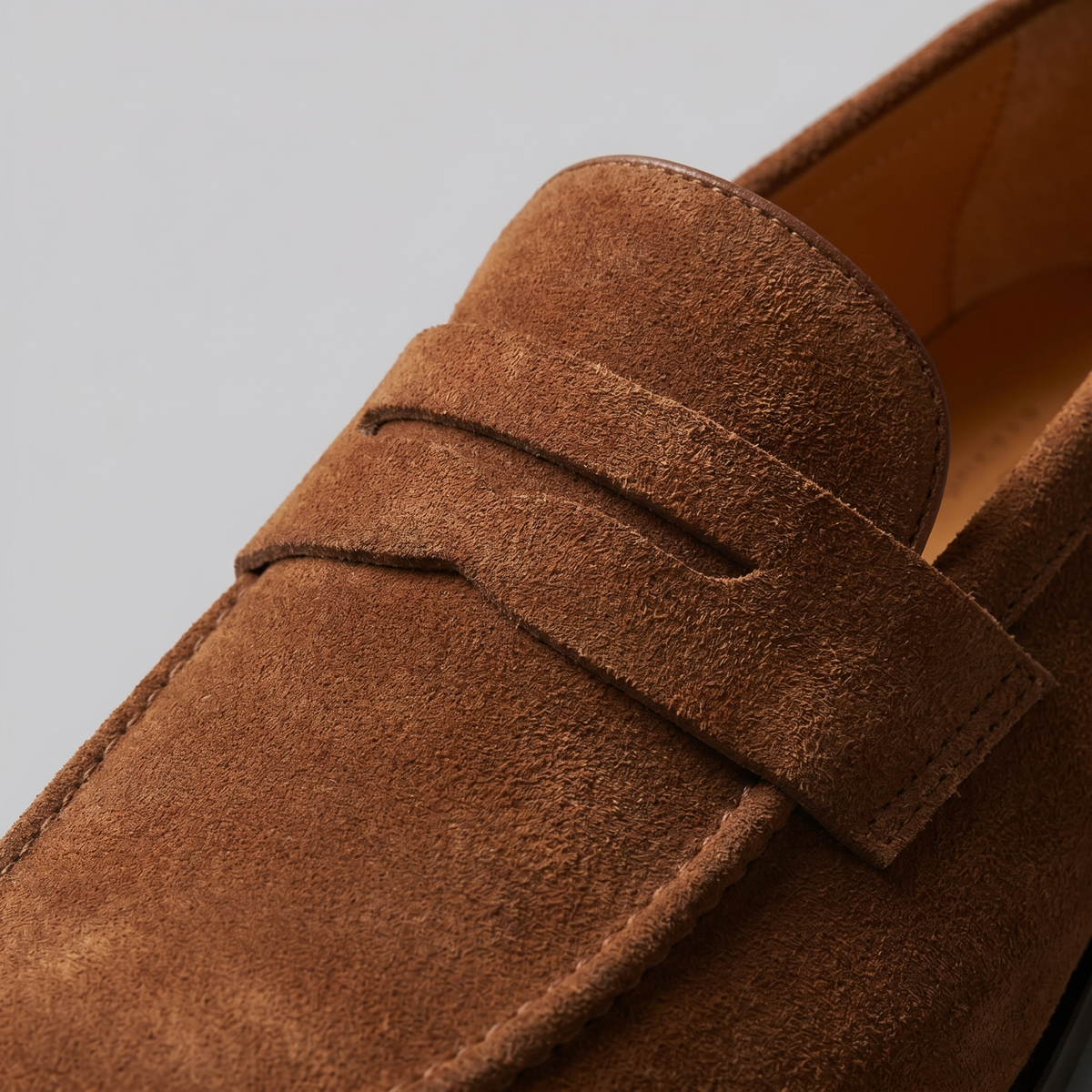 Mocassins Penny Homme en Daim - Style Smart Casual