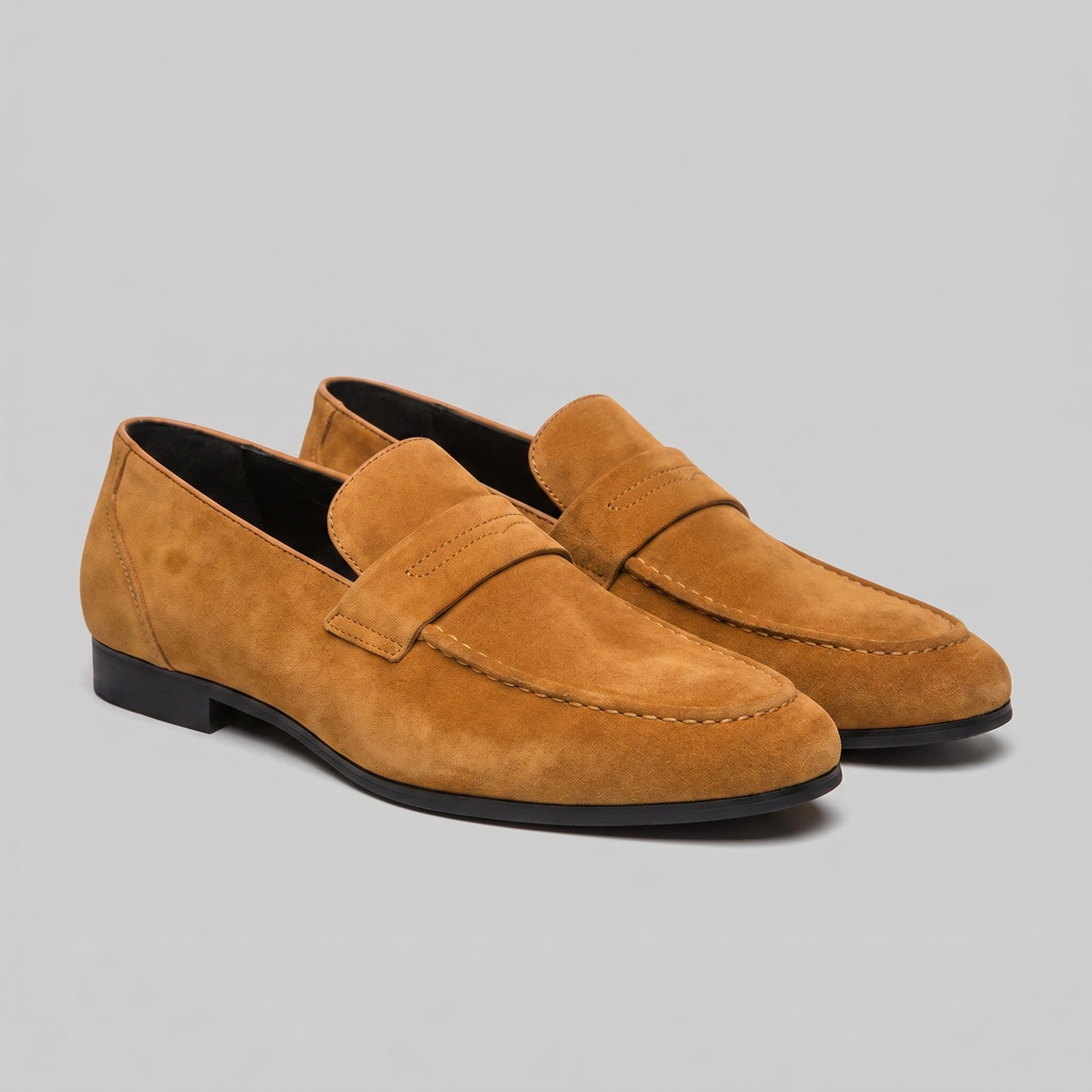 Mocassins Penny Homme en Daim - Style Smart Casual