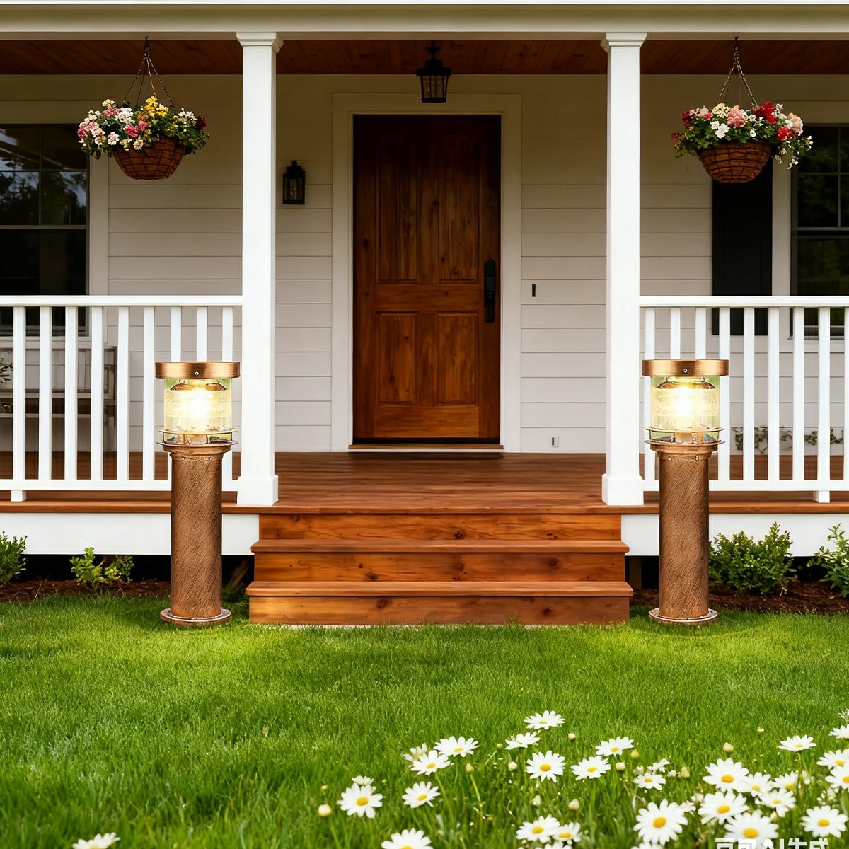 Modern Outdoor Light – Black or Bronze, Waterproof and Energy-Efficient for the Garden or Patio